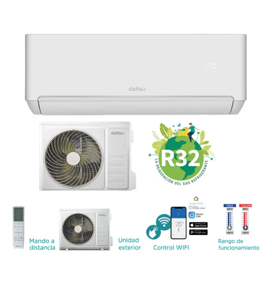 Split Muro Daitsu Artic R-32  Inverter